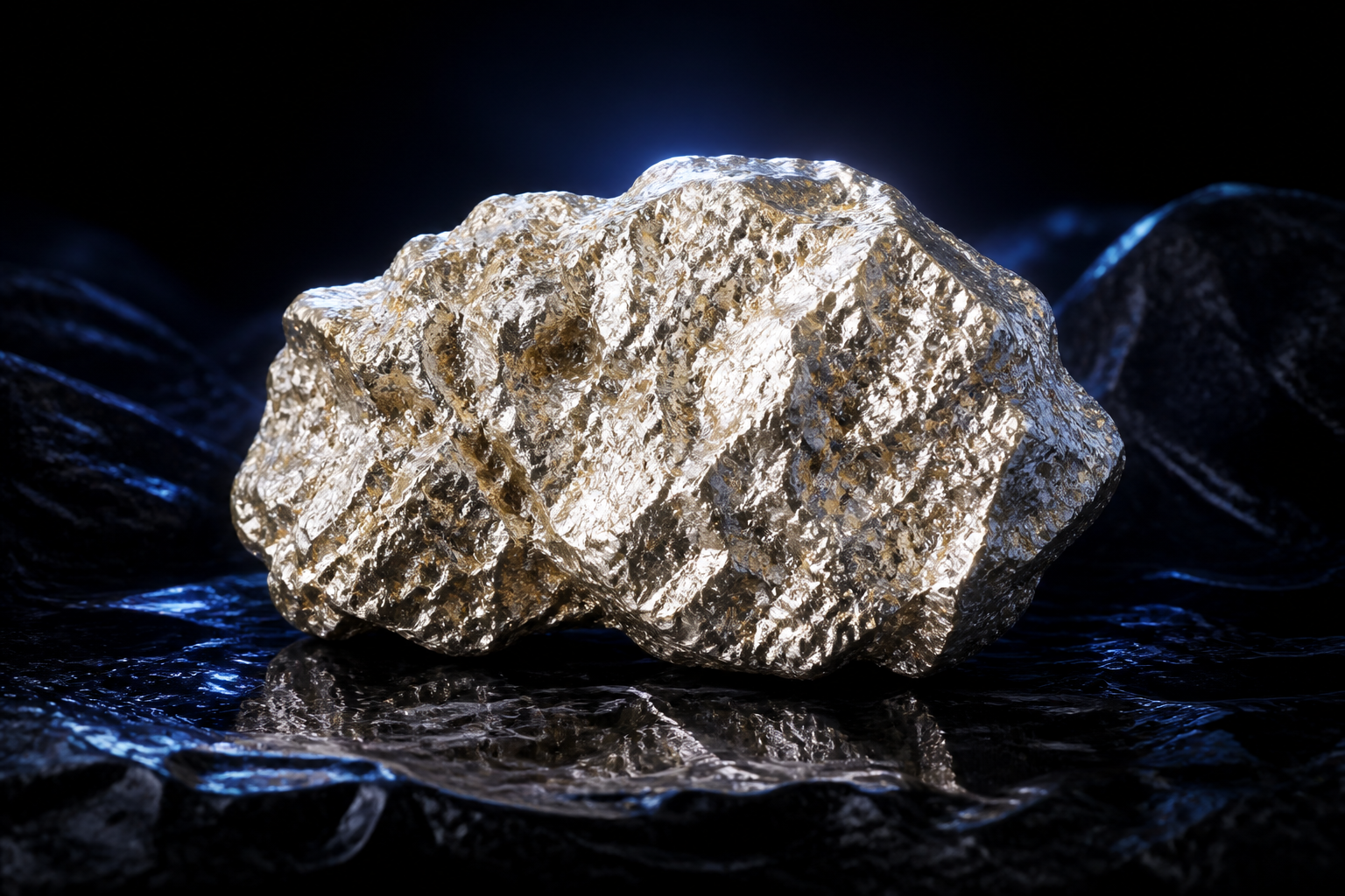 White Gold Nugget